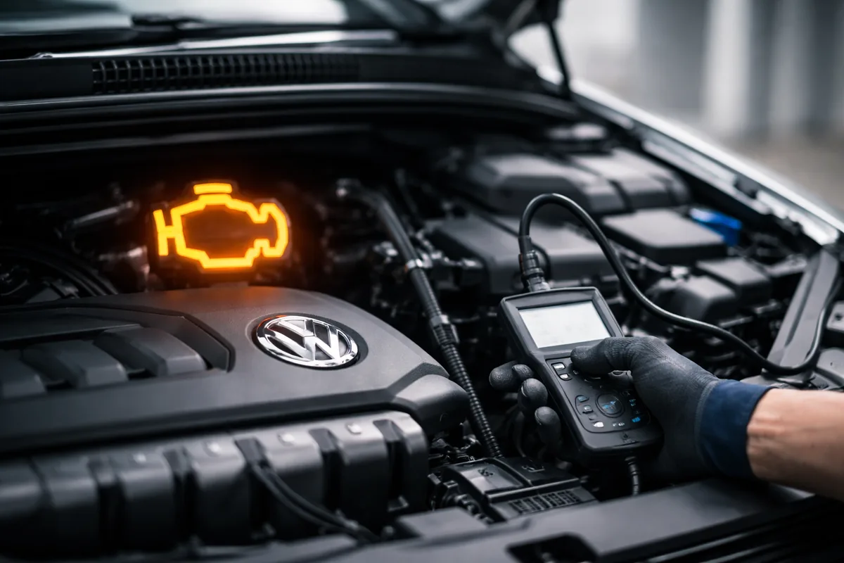 Voyant moteur allumé sur Volkswagen Golf : que faut-il contrôler ?