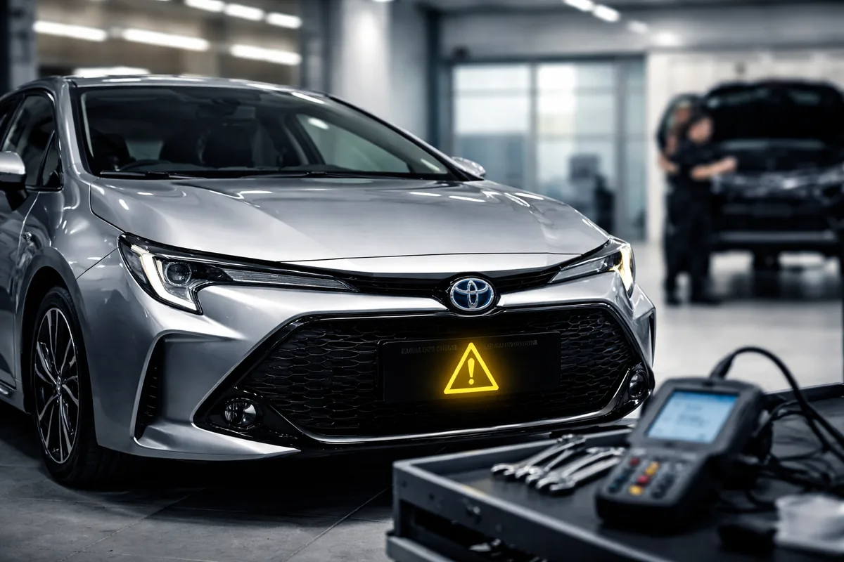 Toyota Corolla qui affiche un défaut système hybride : quelles causes possibles ?
