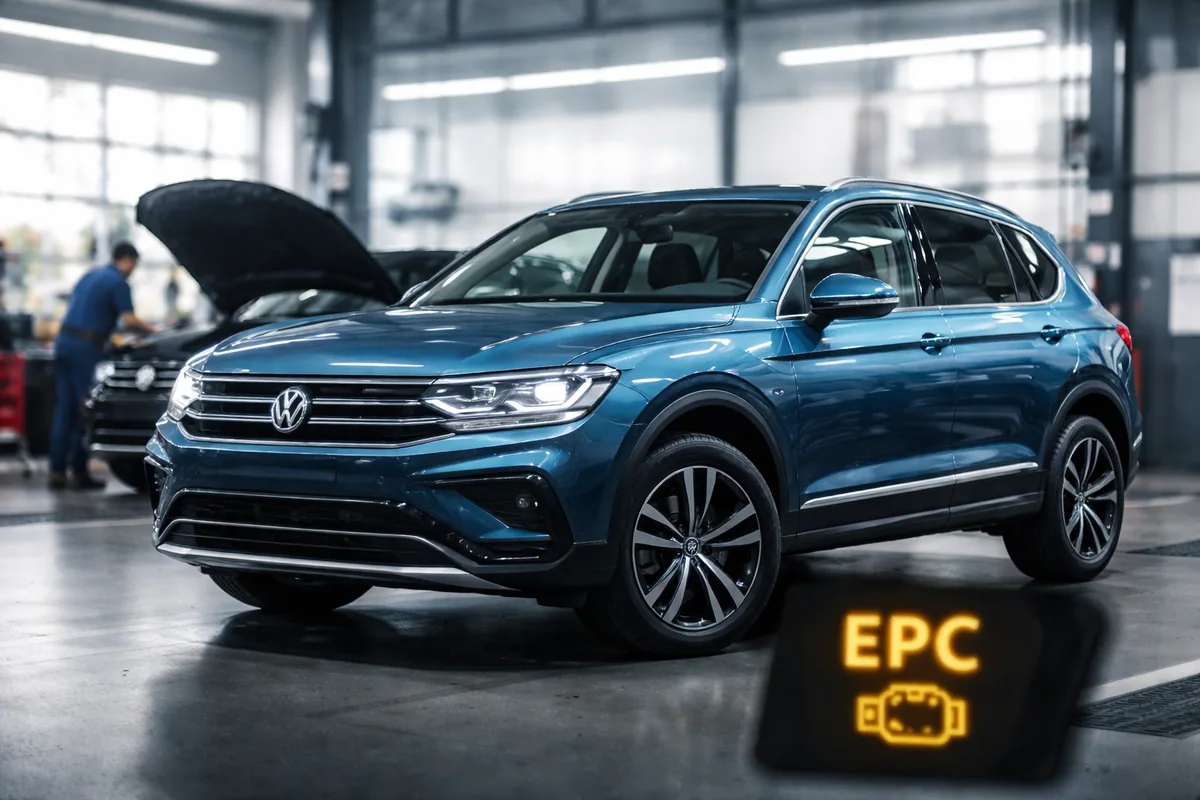 Volkswagen Tiguan qui affiche un voyant EPC : que signifie cette panne ?